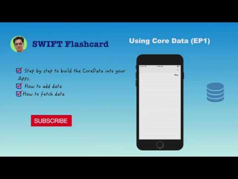 How to use CoreData with Add and Fetch function (EP1)