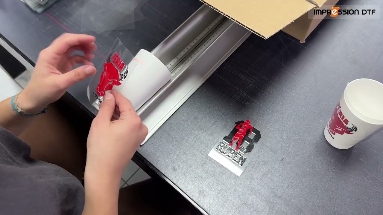 Tutoriel pose DTF UV sur objets