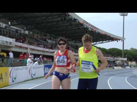 Women's 4x100 m T11-13 | final | 2016 IPC Athletics European Championships Grosseto