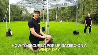 How to Secure a Pop-Up Gazebo on a Windy Day