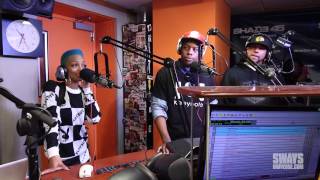 Famsquad displays their lyrical skill in a freestyle on Sway in the Morning