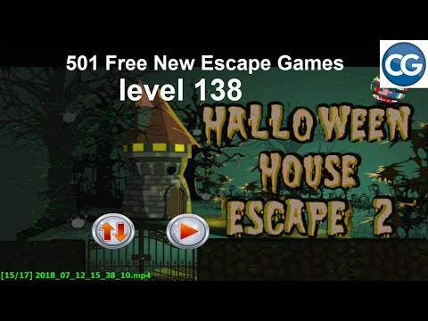 [Walkthrough] 501 Free New Escape Games level 138 - Halloween house escape 2 - Complete Game