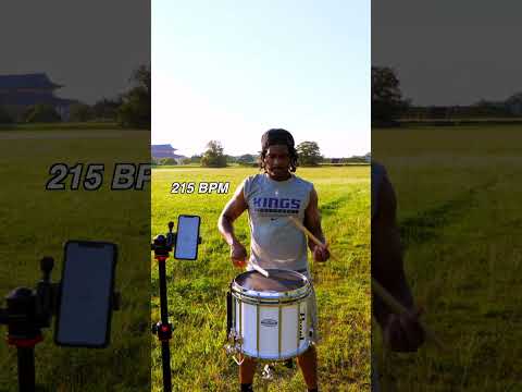 215 BPM Quadruple Stroke Roll
