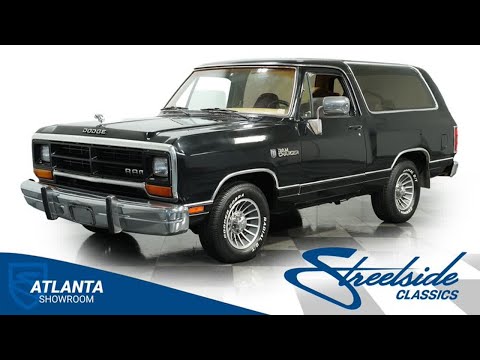 1988 Dodge Ramcharger (CC-1926299) for sale in Lithia Springs, Georgia