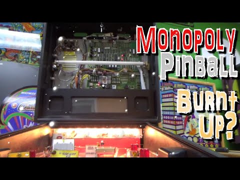 Multiple Repairs On A Neglected Monopoly Pinball Machine - Do All Sterns Do This?