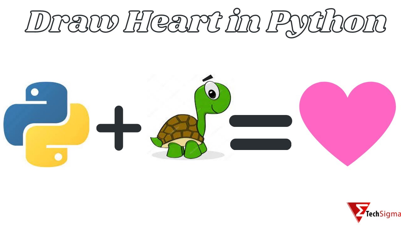 How to Draw Heart in Python| Python Turtle |Heart Tutorial in Python | Draw Shape in Python | Heart