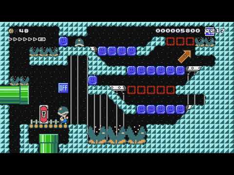 Escape from Muncher Mines by Chee - Super Mario Maker 2 - No Commentary 1bw