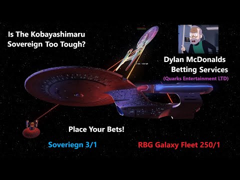Quark's RBG Galaxy Refit Fleet VS Sovereign | WHAT JUST HAPPEND | Star Trek Ship Battles | Bridge