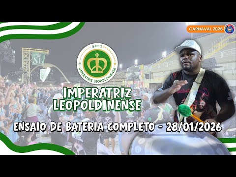 IMPERATRIZ 2026 | ENSAIO DE BATERIA COMPLETO NA SAPUCAÍ (SETOR 11)