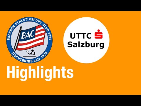 Tischtennis Cup Highlights // Badener AC – UTTC Sparkasse Salzburg (2023)