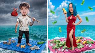 ПЛОТ ДЛЯ БЕДНЫХ VS ПЛОТ ДЛЯ БОГАТЫХ В МАЙНКРАФТ!