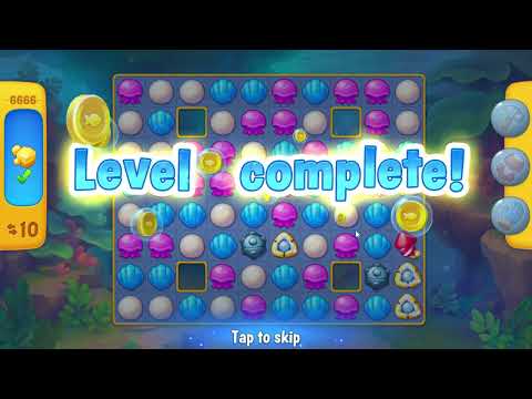 Fishdom 6666 Level - 14 moves - NO BooSTERS