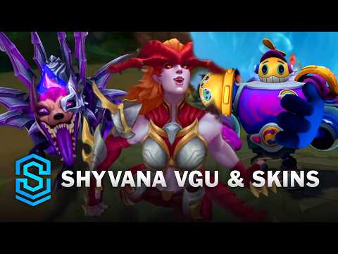 Shyvana VGU & New Skins | For Demacia Act 2 Trailer