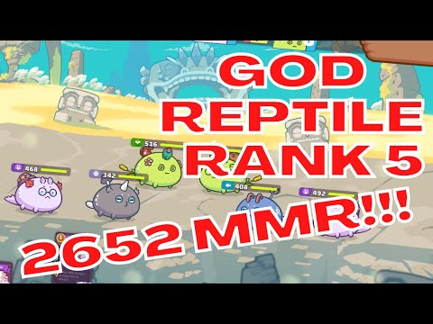 Rank 5 2652 MMR Plant Mech God Reptile Reflectile | Season 20 Off-Season | Axie Infinity