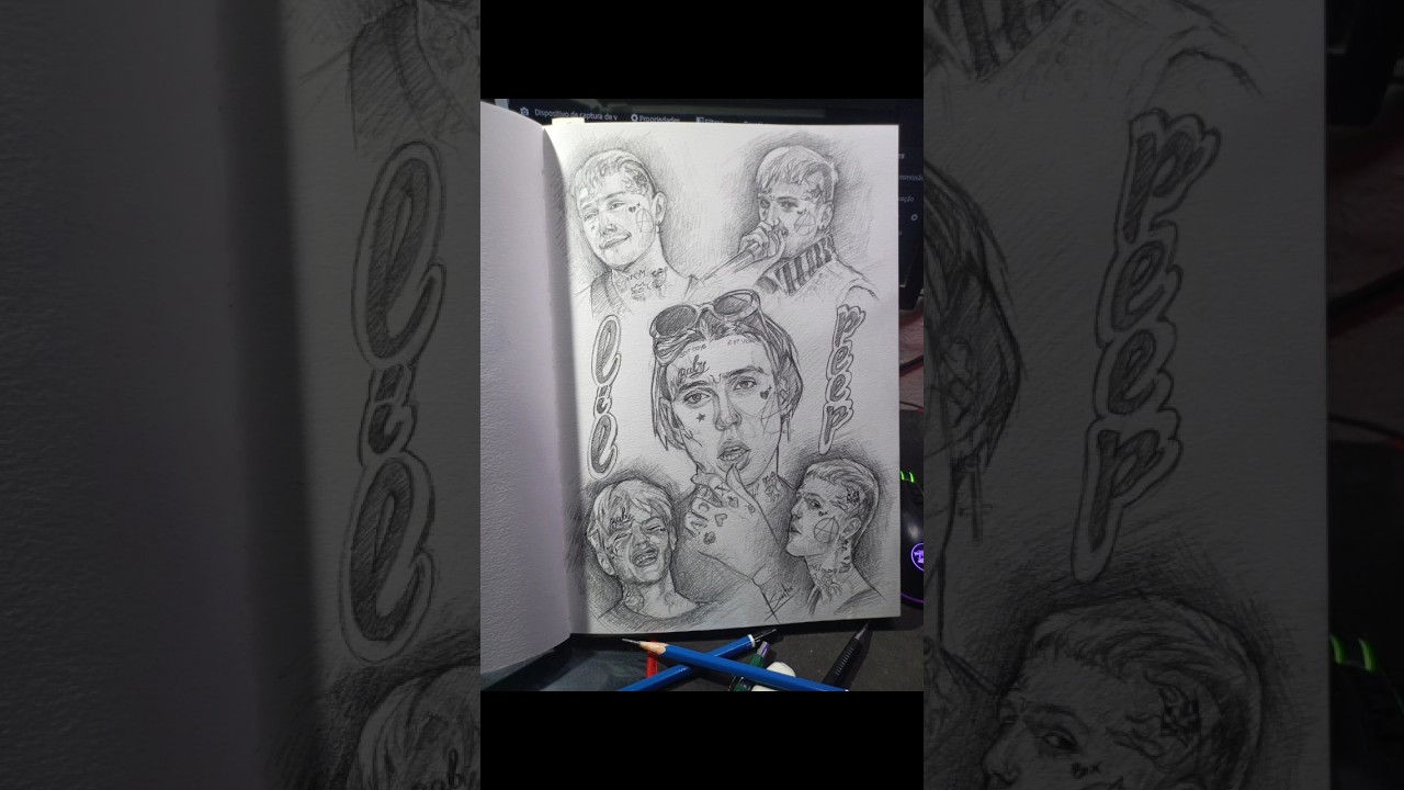 Lil Peep tribute drawing