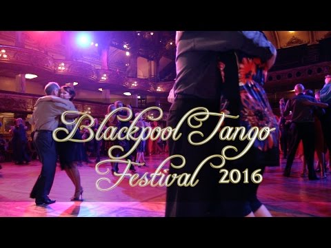  Daniela Roig  and  Hernan Alvarez Prieto  are  dancing  at  Blackpool Tango Festival  in  2016