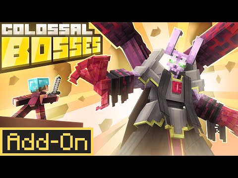 COLOSSAL BOSSES ADDON Adds 6 INSANE Boss Battles to Minecraft Bedrock Edition