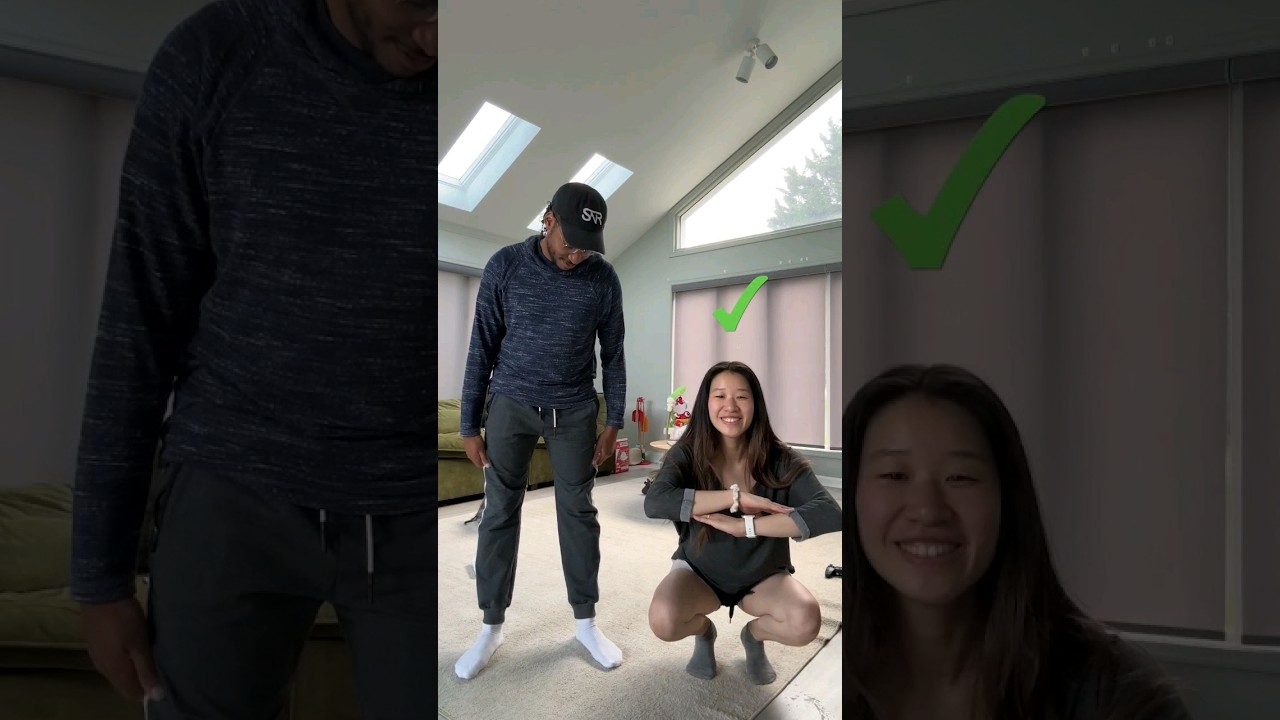 Can you do the Kimchi Squat Challenge? #challenge #funny #slicenrice