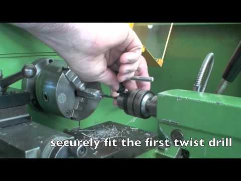 Centre Drilling on a Metal Lathe