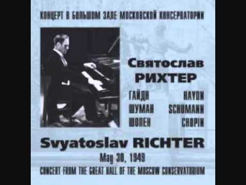 S. Richter - Chopin  Etude n. 3 (op.10/3) Live 1949