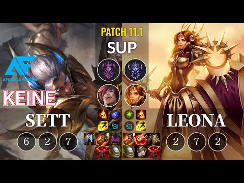 AF Keine Sett vs Leona Sup - KR Patch 11.1