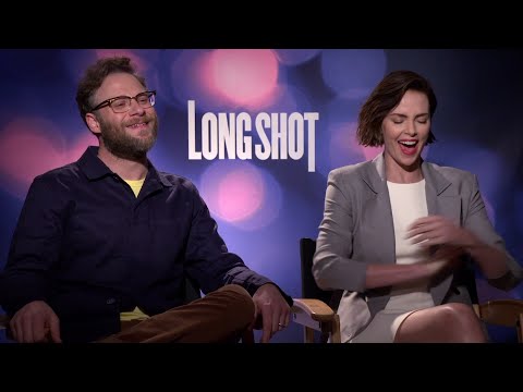 Charlize Theron and Seth Rogen say the secret to accomplishing their "Long Shot" sex scenes were the jokes. (May 1)