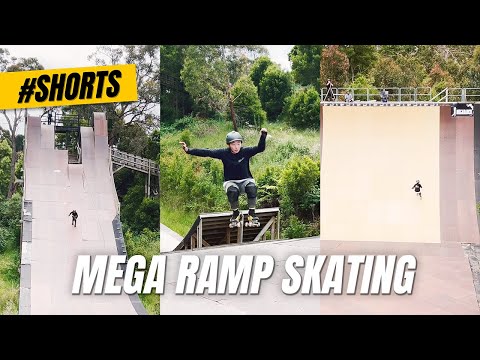 Roller Skating on the Biggest Ramp in the Southern Hemisphere | #shorts