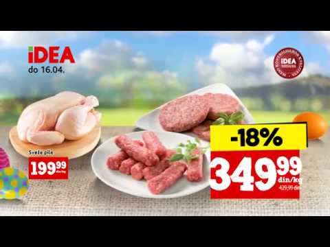 Idea uskršnja akcija od 12.-16.04.2017.
