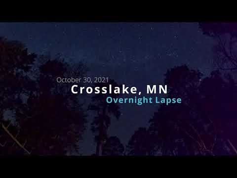 4k overnight time lapse Northern Minnesota #shorts