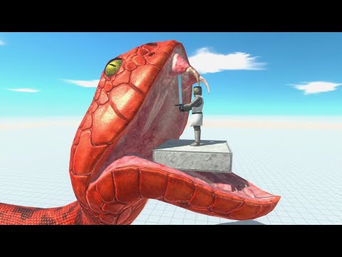 GIANT TITANOBOA FEEDING - Animal Revolt Battle Simulator