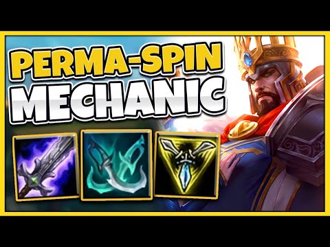 THIS TRYNDAMERE UPDATE JUST GAVE HIM INFINITE SPINS!!! (MASSIVE 4V5 CARRY) - League of Legends