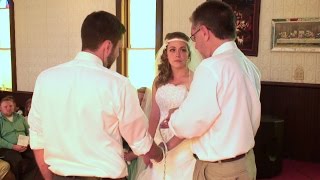 preview picture of video 'Wedding Handfasting of Vows • Nathan & Courtney • Mt. Pleasant, MI'