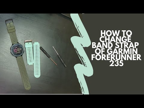 HOW TO CHANGE BAND STRAP OF GARMIN FORERUNNER 235