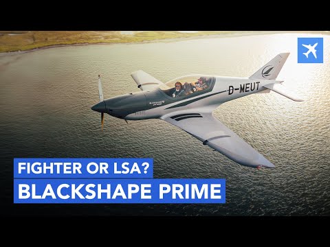 Ist es ein Fighter oder ein Ultralight LSA? Wunderschönes Blackshape Prime