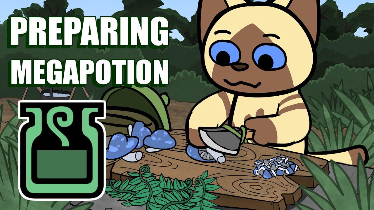How MonsterHunter MegaPotion is made (In dept cooking process)