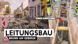 Wie funktioniert Leitungsbau? (Kanalsanierung, Inliner,...) | Baustelle Wiener Straße Brunn/Gebirge