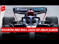Waarom pronkt het logo van Red Bull op de helm van Alexander Albon? | GPFans #Shorts