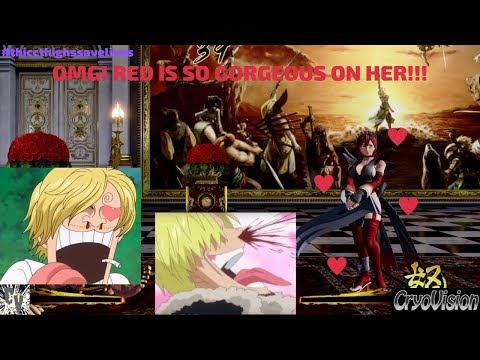 OMG! RED IS SO GORGEOUS ON HER!!! IROHA vs WAN-FU Samurai Shodown