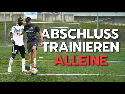 Wie du ein ein Top-Stürmer wirst (Schusstraining) – Alleine und ohne Equipment trainieren!