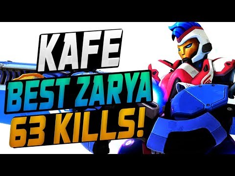 KAFEEE BEST ZARYA? 63 ELIMS! [ OVERWATCH SEASON 10 TOP 500 ]