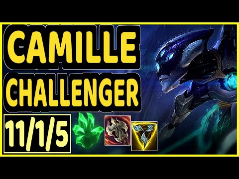 ICEBEASTO (CAMILLE) - 11/1/5 KDA CHALLENGER GAMEPLAY - EUW