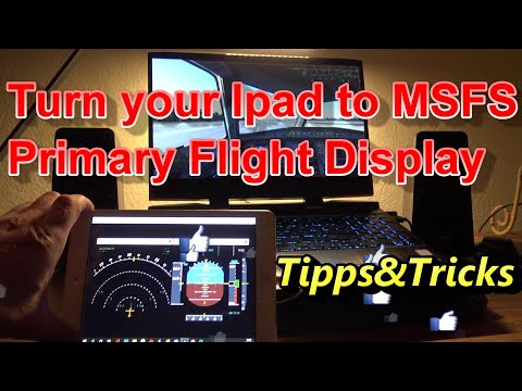 Tipps and Tricks How use a Ipad IOS with MSFS all Flight Instrument copy that you want