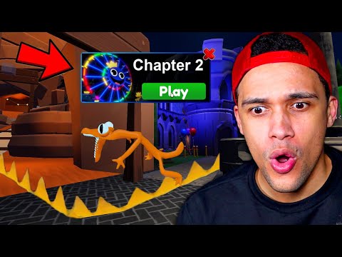 ATUALIZOU!! ENTREI NO RAINBOW FRIENDS CHAPTER 2! NOVO FINAL E JUMPSCARE!