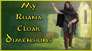 My Ruana Cloak Dimensions