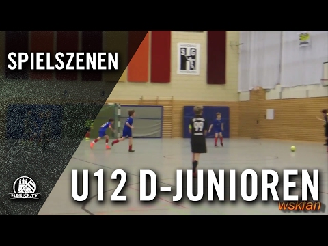 SV Halstenbek-Rellingen - SV Lurup (U12 D-Junioren, Endrunde, Hamburger Hallenmeisterschaft 2017)