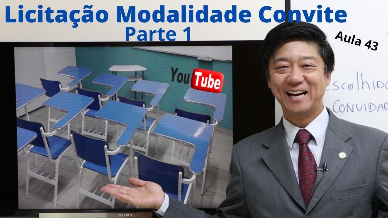 Dto Administrativo - Aula 43 - Licitação Modalidade Convite - Lei 8666  - Prof Eduardo Tanaka