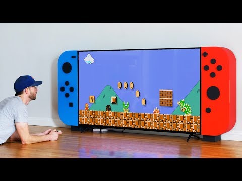 I made a GIANT NINTENDO SWITCH... with storage for my video games!