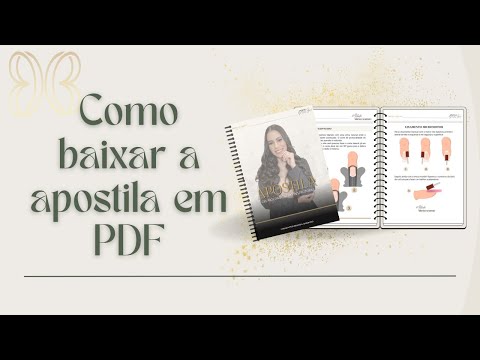 COMO BAIXAR A APOSTILA EM PDF