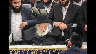 הגר''ח קנייבסקי בביקור היסטורי במירון