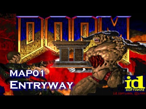 Doom II: Hell On Earth (100%) walkthrough - Map01, Entryway
